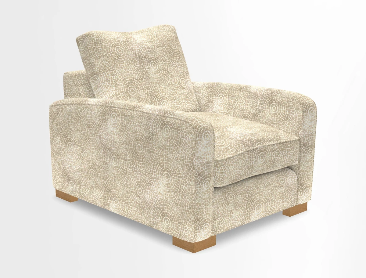 Brook Green chair in Two Tone Plain Biscuit