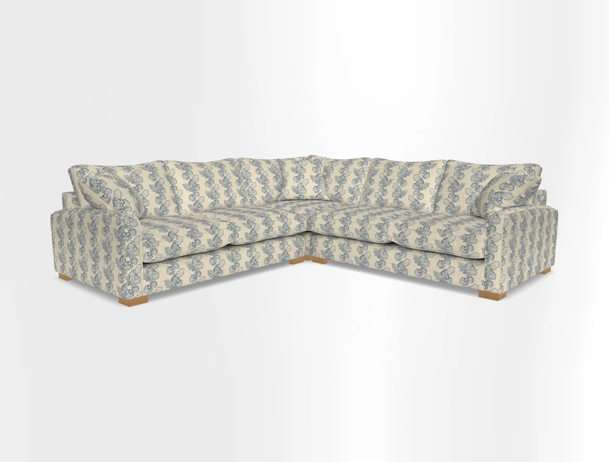 Brook Green small corner sofa RHF & LHF in Two Tone Plain Biscuit