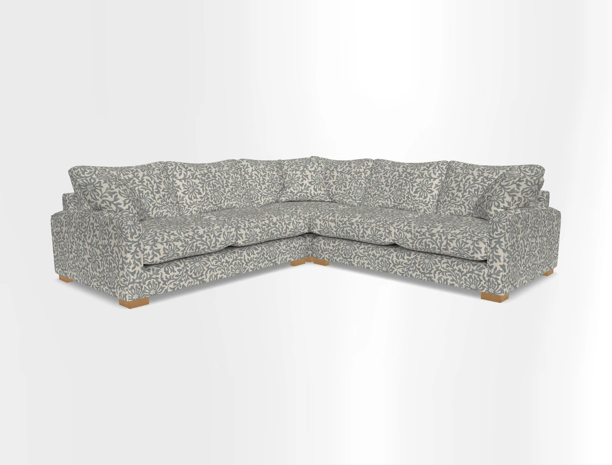 Brook Green small corner sofa RHF & LHF in Two Tone Plain Biscuit