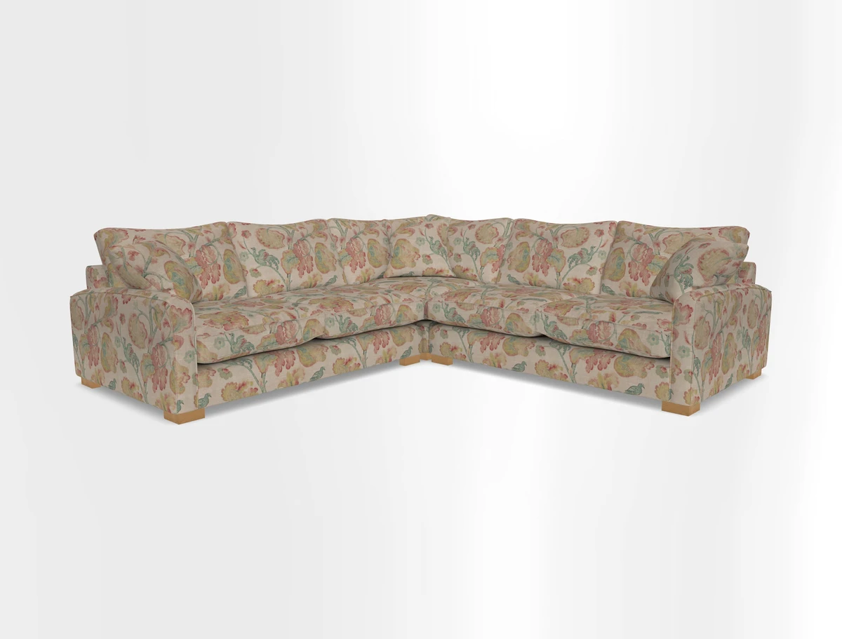 Brook Green small corner sofa RHF & LHF in Two Tone Plain Biscuit