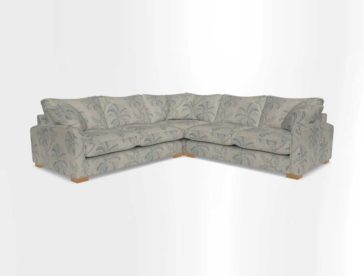 Brook Green small corner sofa RHF & LHF in Two Tone Plain Biscuit