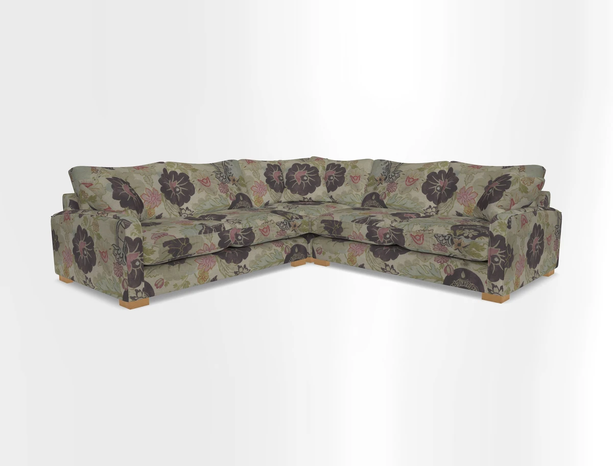 Brook Green small corner sofa RHF & LHF in Two Tone Plain Biscuit