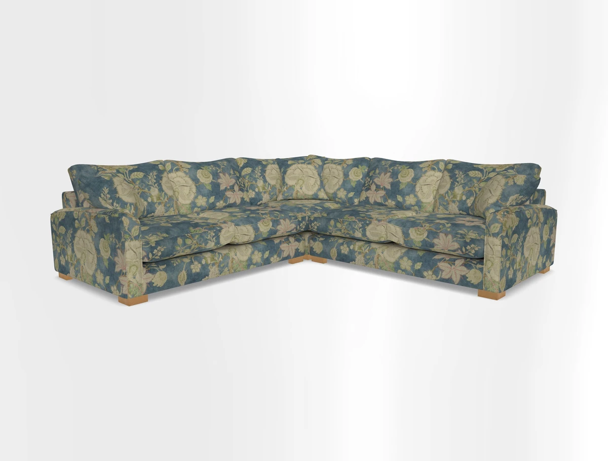 Brook Green small corner sofa RHF & LHF in Two Tone Plain Biscuit