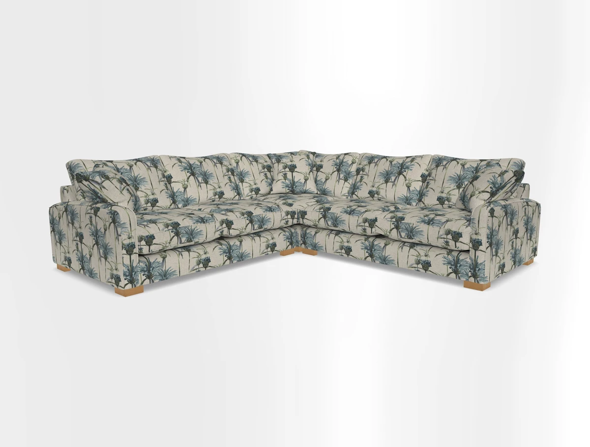 Brook Green small corner sofa RHF & LHF in Two Tone Plain Biscuit
