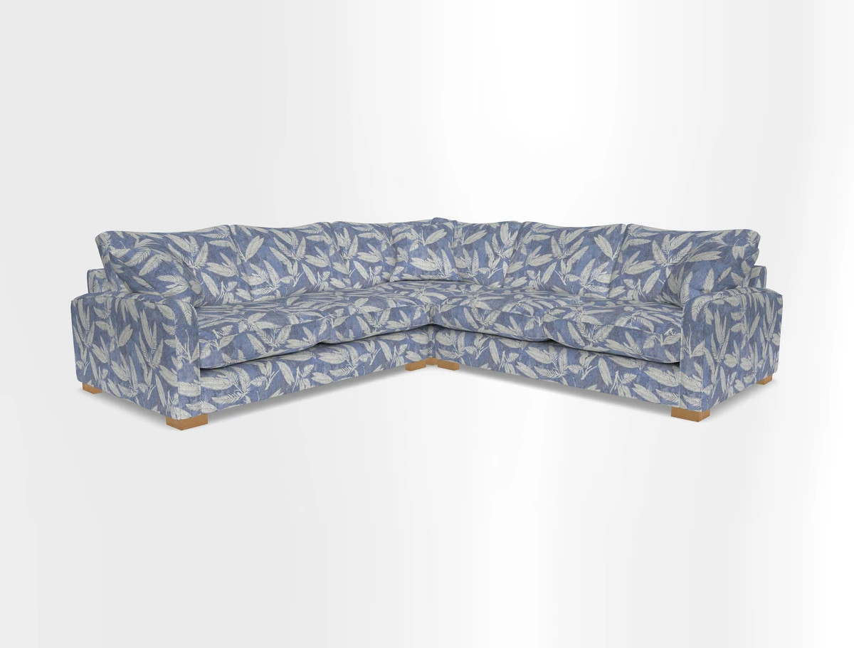 Brook Green small corner sofa RHF & LHF in Two Tone Plain Biscuit