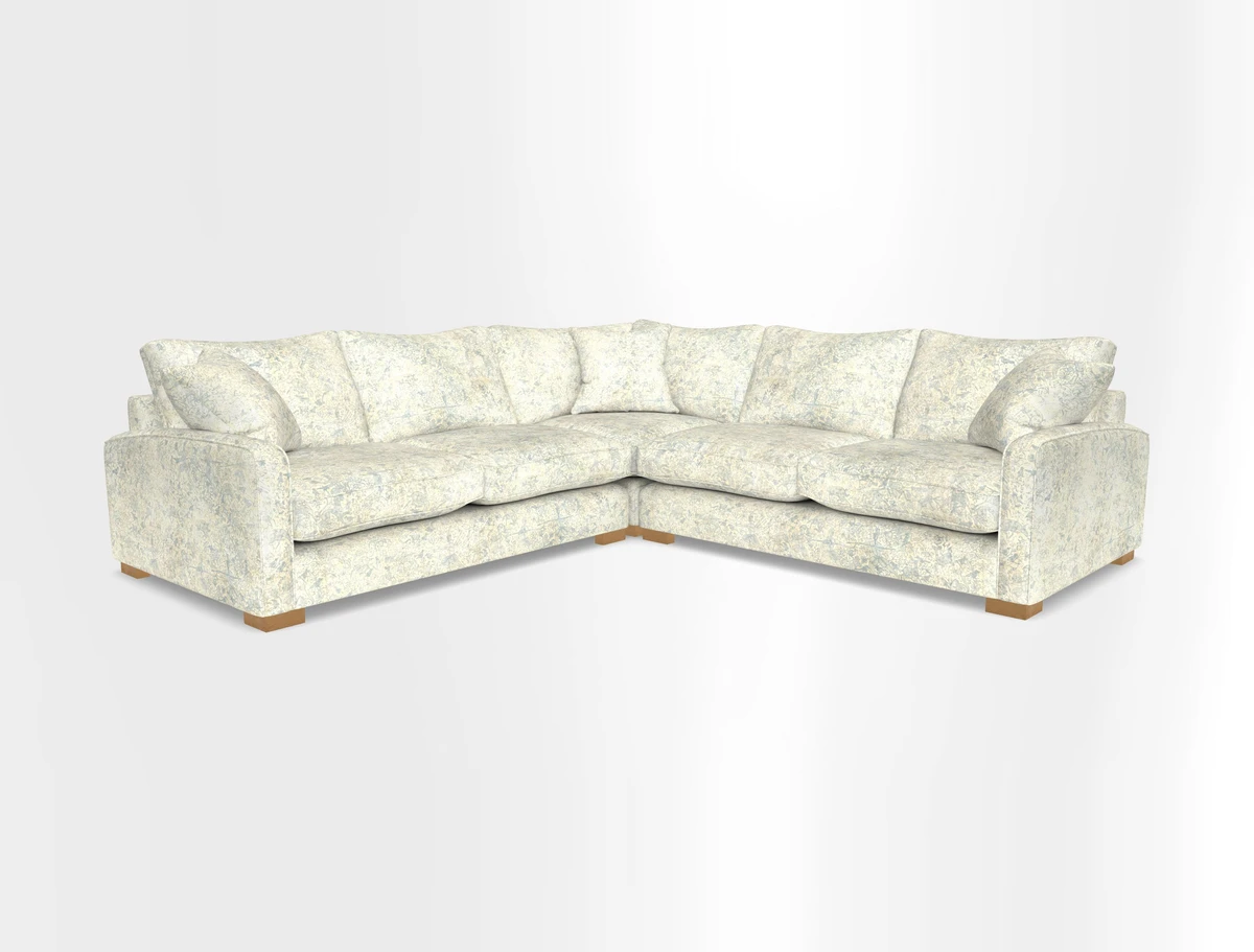 Brook Green small corner sofa RHF & LHF in Two Tone Plain Biscuit