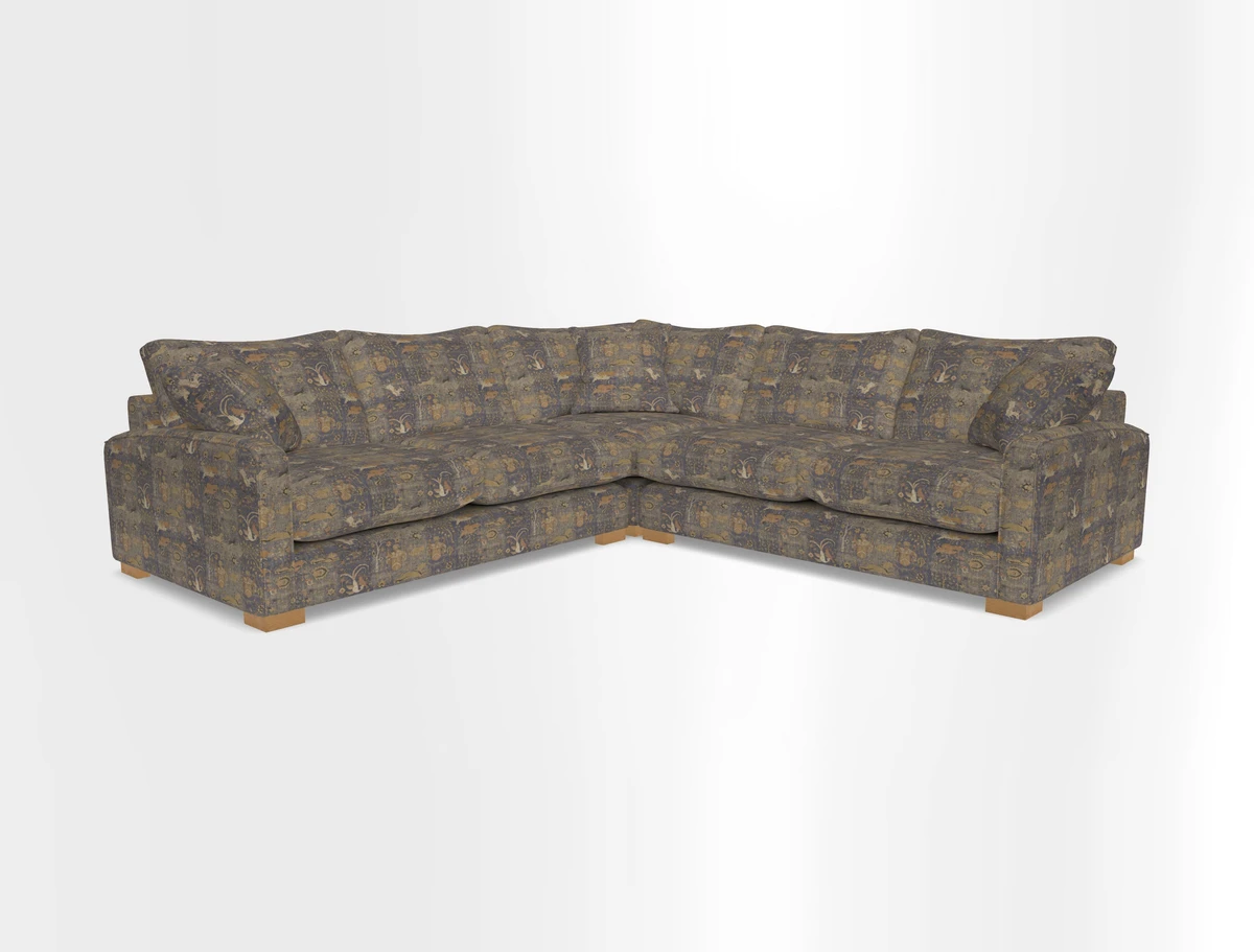 Brook Green small corner sofa RHF & LHF in Two Tone Plain Biscuit
