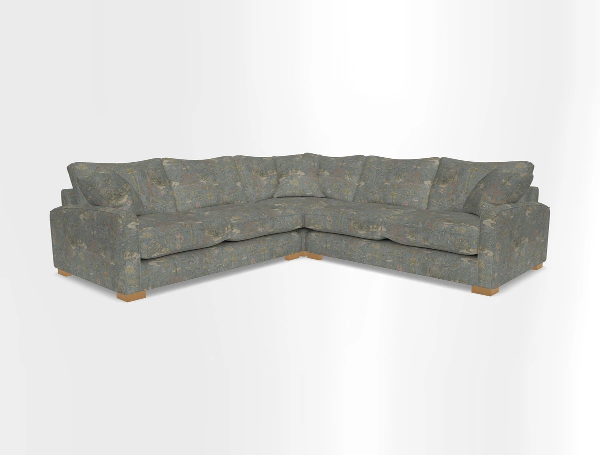 Brook Green small corner sofa RHF & LHF in Two Tone Plain Biscuit