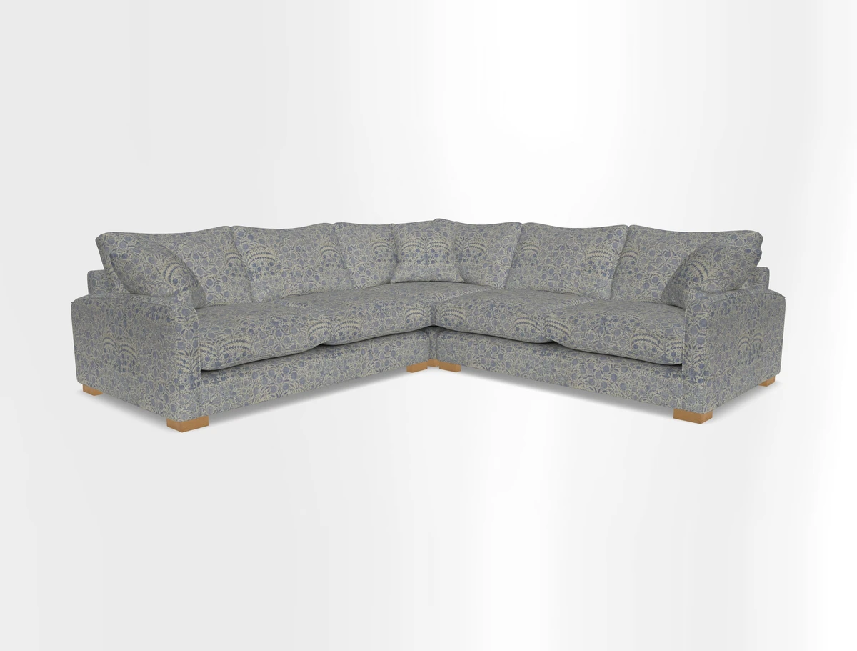 Brook Green small corner sofa RHF & LHF in Two Tone Plain Biscuit