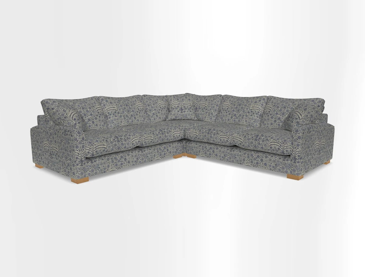 Brook Green small corner sofa RHF & LHF in Two Tone Plain Biscuit
