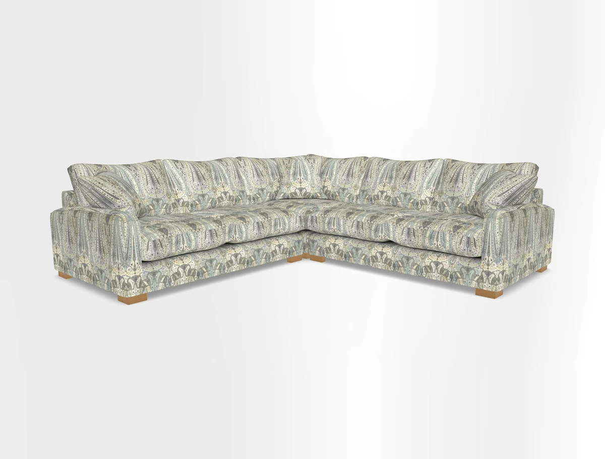 Brook Green small corner sofa RHF & LHF in Two Tone Plain Biscuit