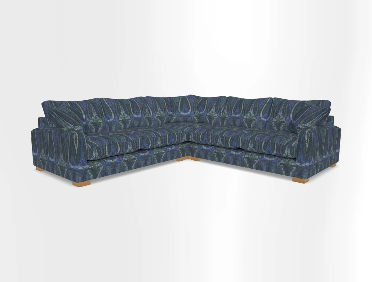 Brook Green small corner sofa RHF & LHF in Two Tone Plain Biscuit