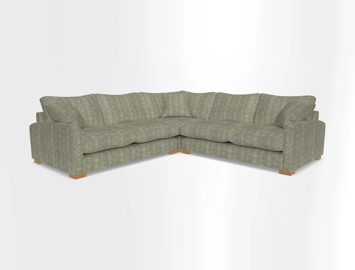 Brook Green small corner sofa RHF & LHF in Two Tone Plain Biscuit