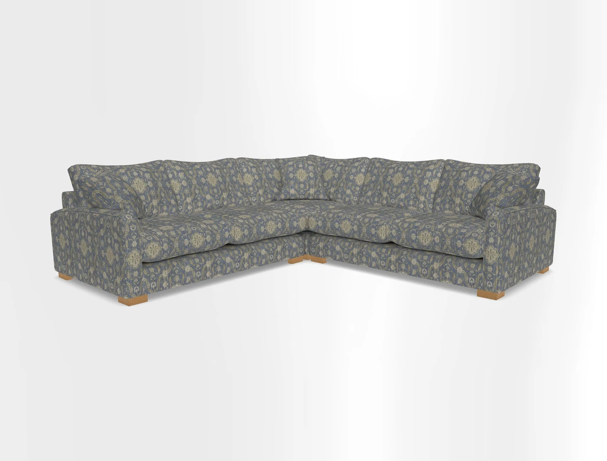 Brook Green small corner sofa RHF & LHF in Two Tone Plain Biscuit
