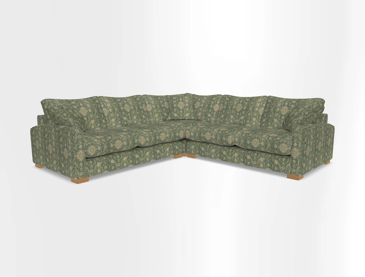 Brook Green small corner sofa RHF & LHF in Two Tone Plain Biscuit