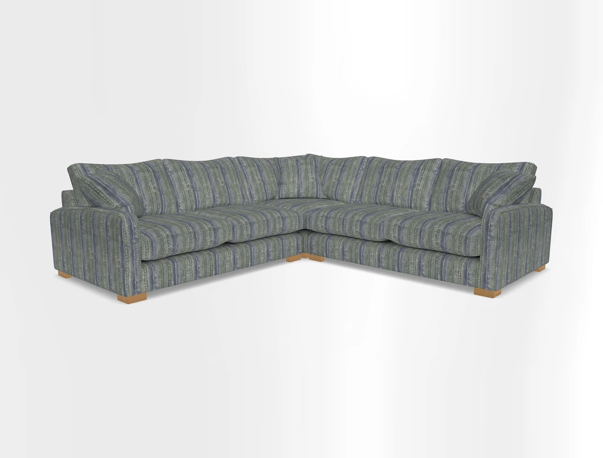 Brook Green small corner sofa RHF & LHF in Two Tone Plain Biscuit