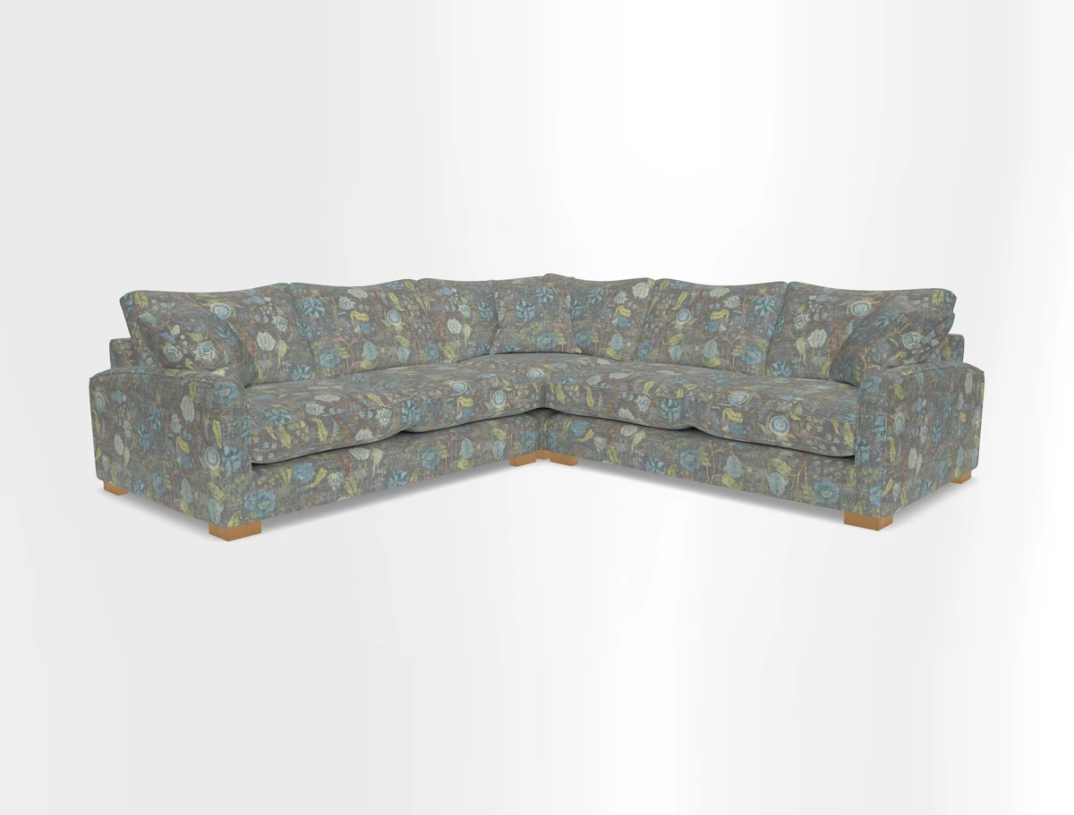 Brook Green small corner sofa RHF & LHF in Two Tone Plain Biscuit