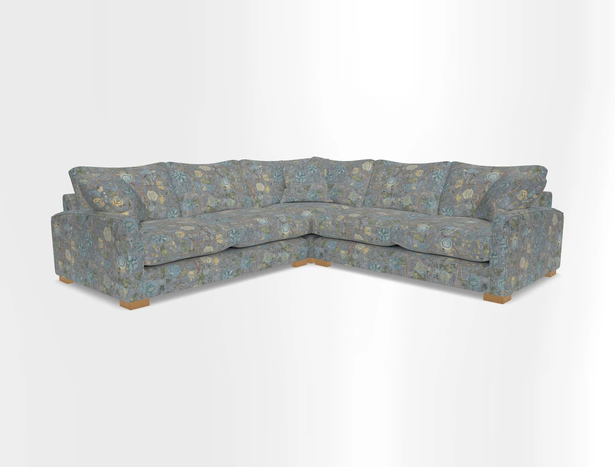 Brook Green small corner sofa RHF & LHF in Two Tone Plain Biscuit