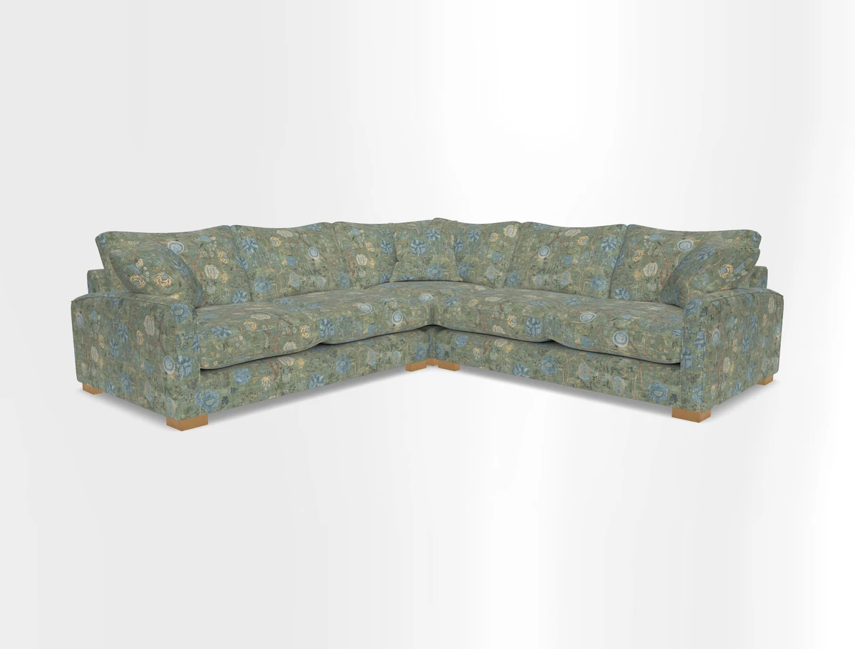Brook Green small corner sofa RHF & LHF in Two Tone Plain Biscuit