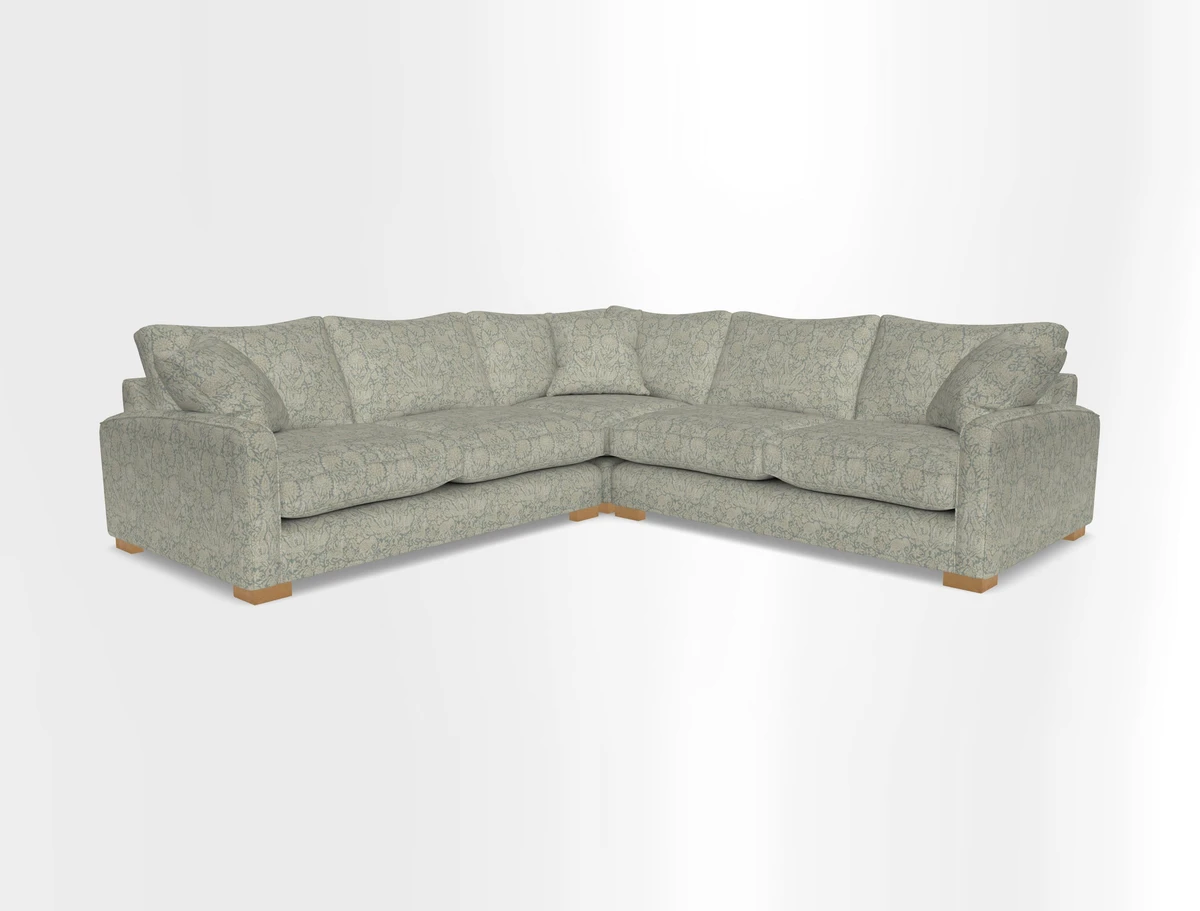 Brook Green small corner sofa RHF & LHF in Two Tone Plain Biscuit