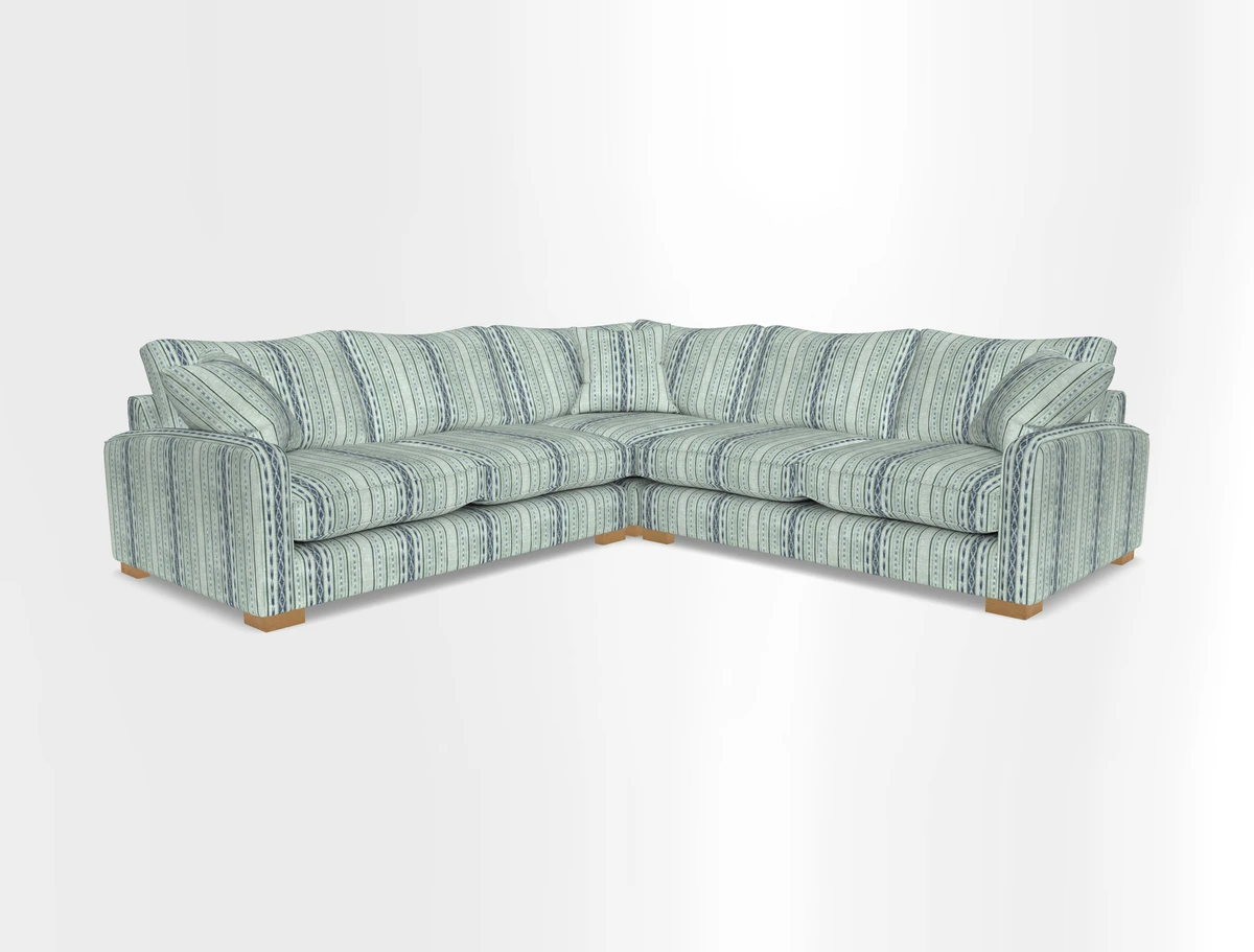 Brook Green small corner sofa RHF & LHF in Two Tone Plain Biscuit