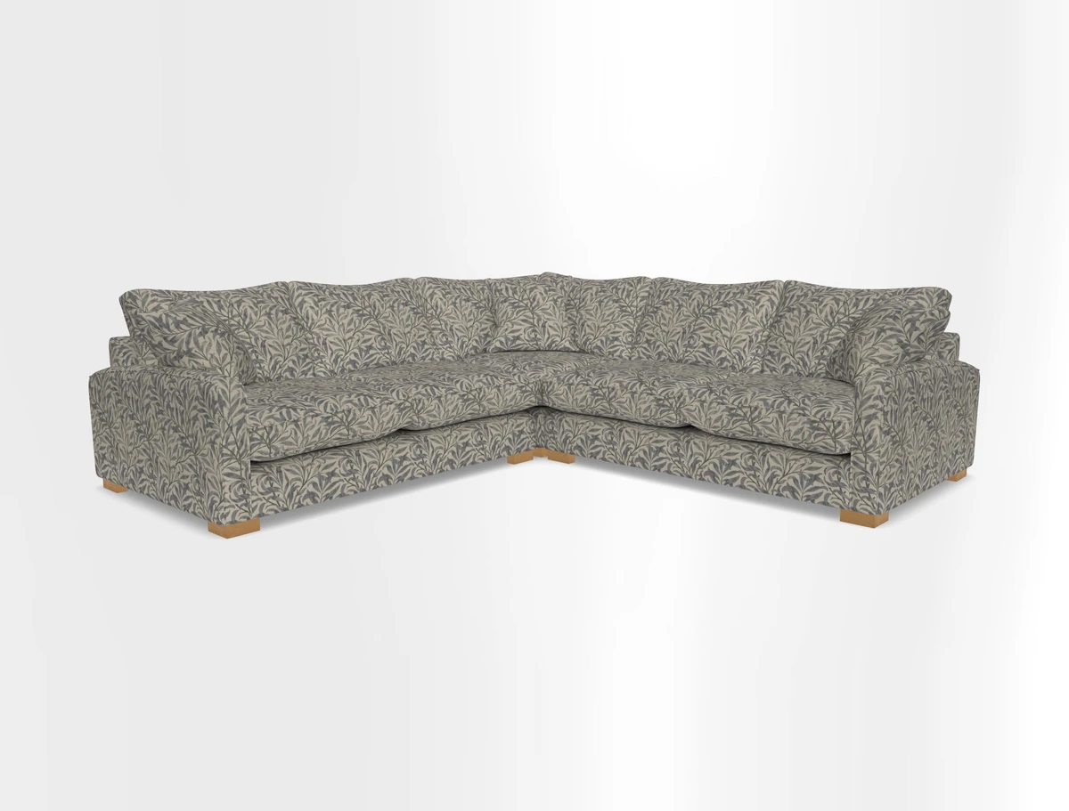 Brook Green small corner sofa RHF & LHF in Two Tone Plain Biscuit