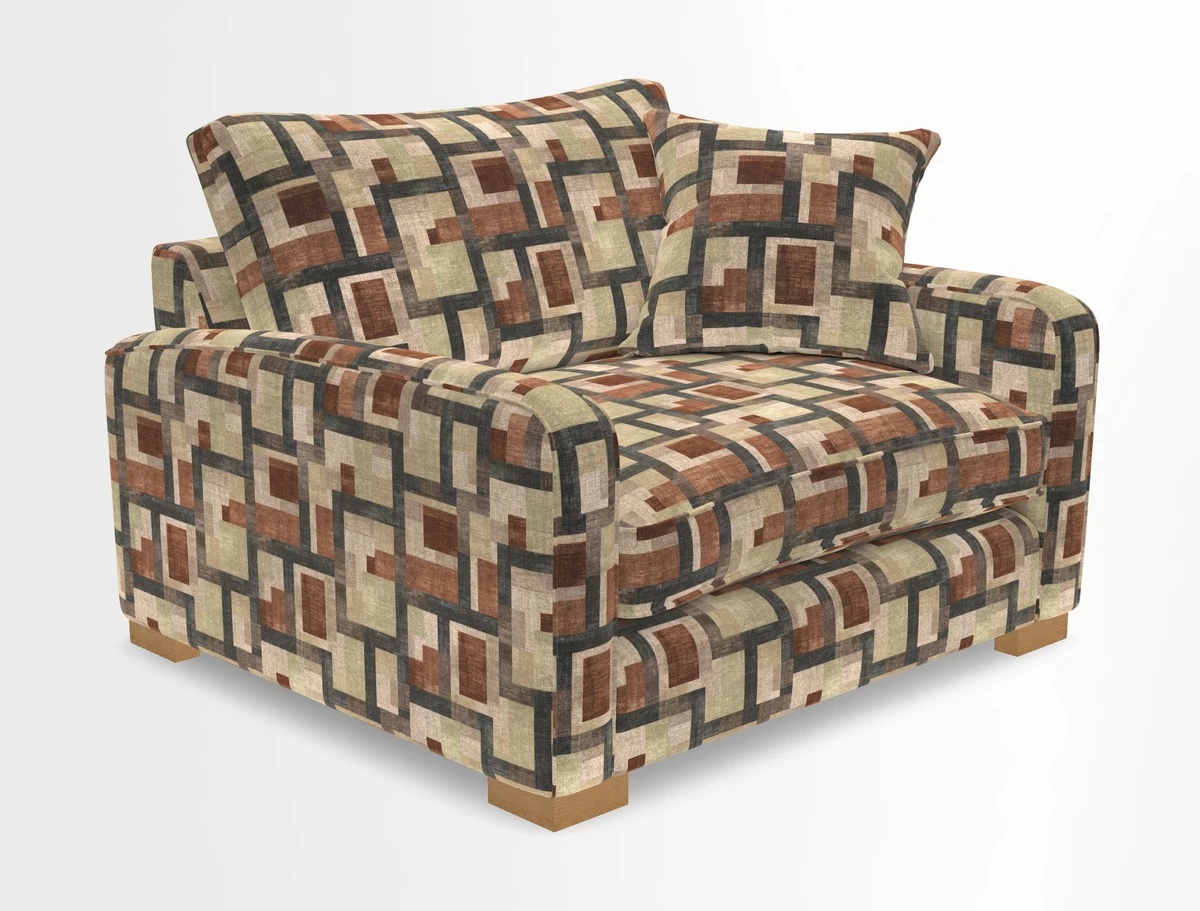 Brook Green snuggler in Two Tone Plain Biscuit