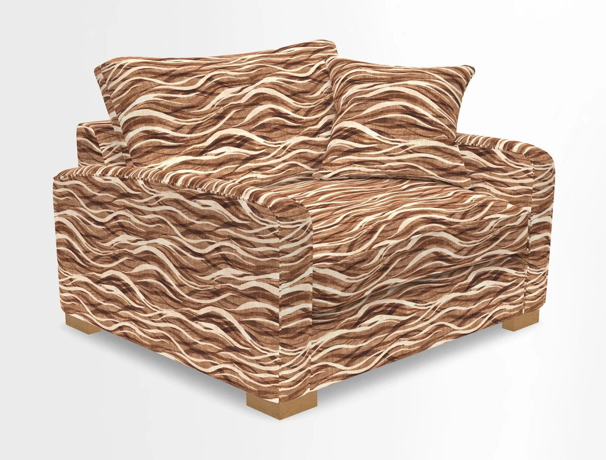 Brook Green snuggler in Two Tone Plain Biscuit