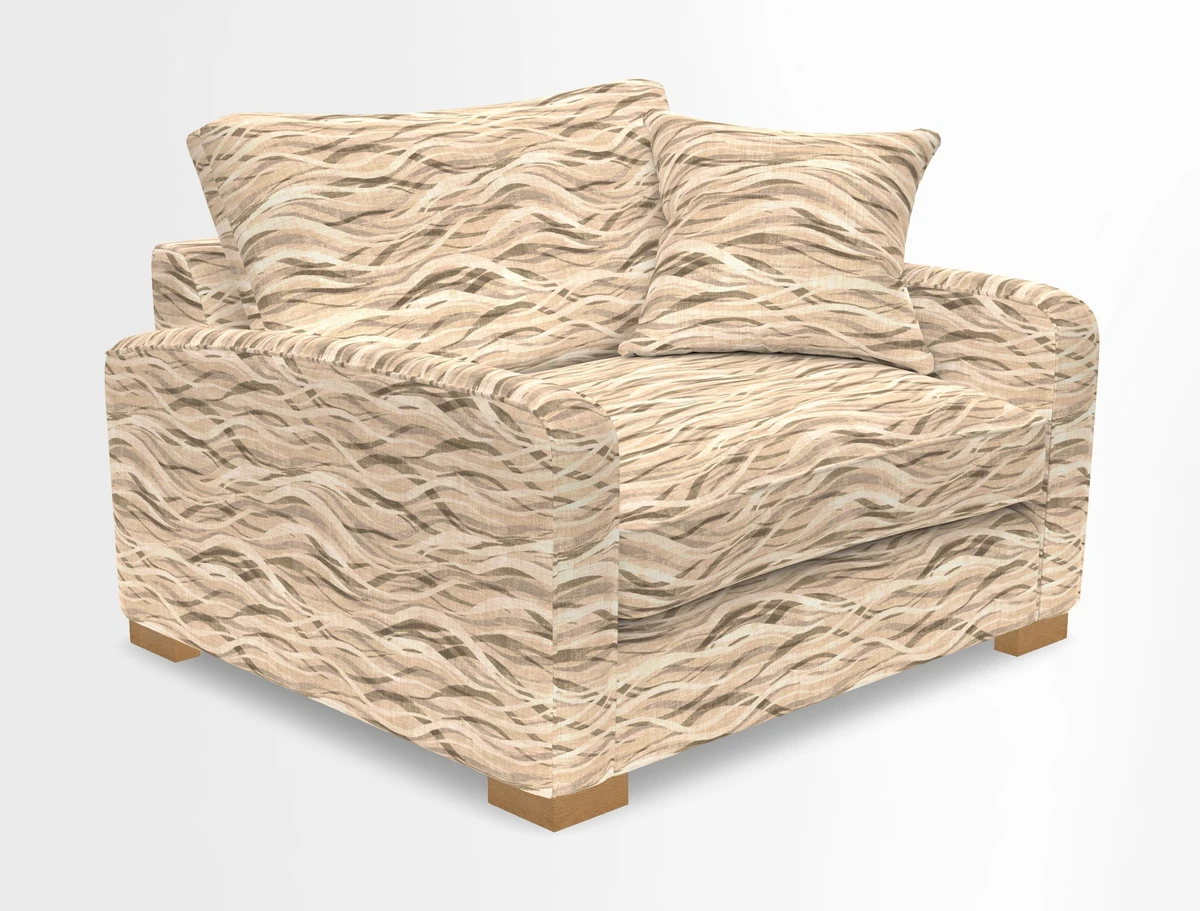 Brook Green snuggler in Two Tone Plain Biscuit