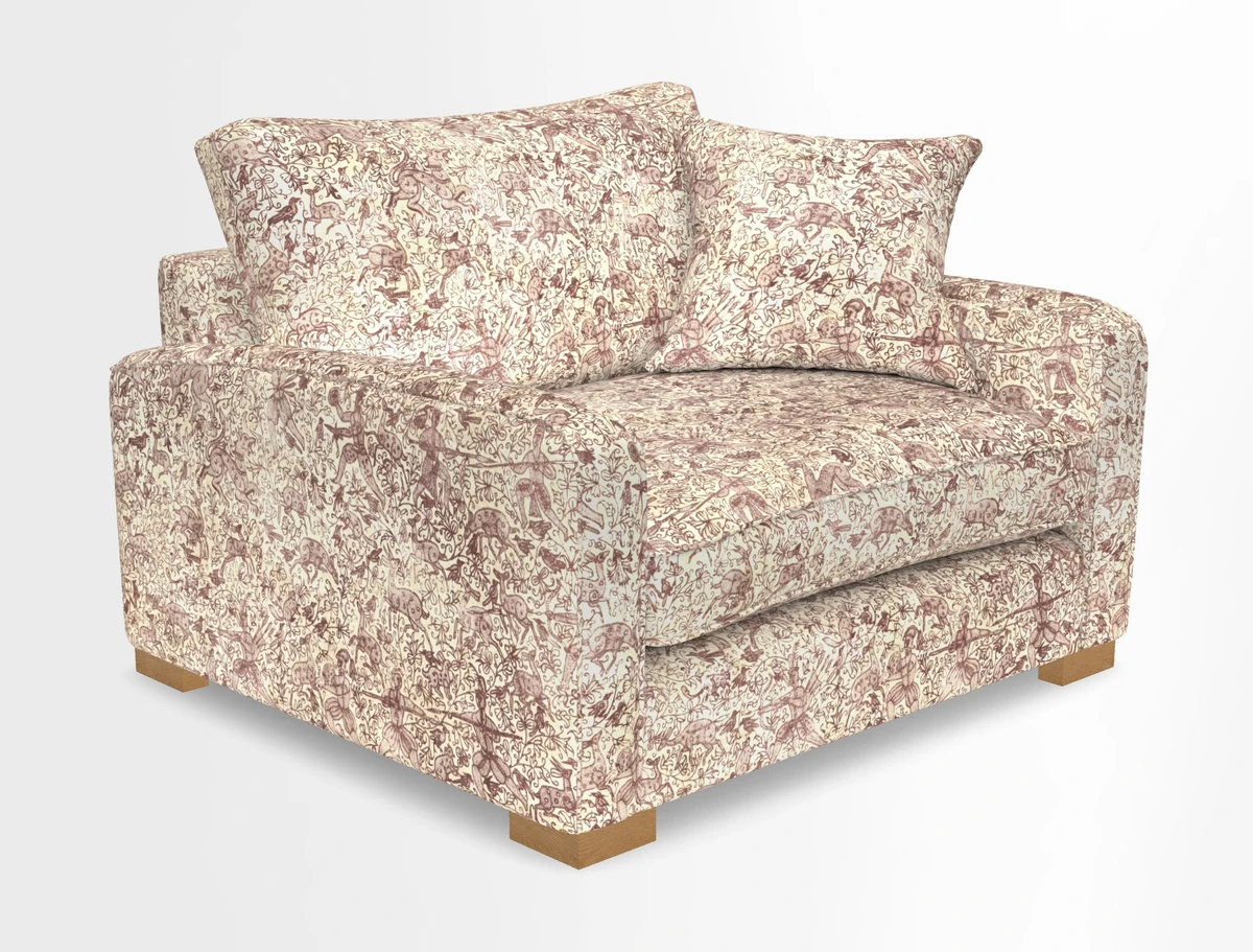 Brook Green snuggler in Two Tone Plain Biscuit