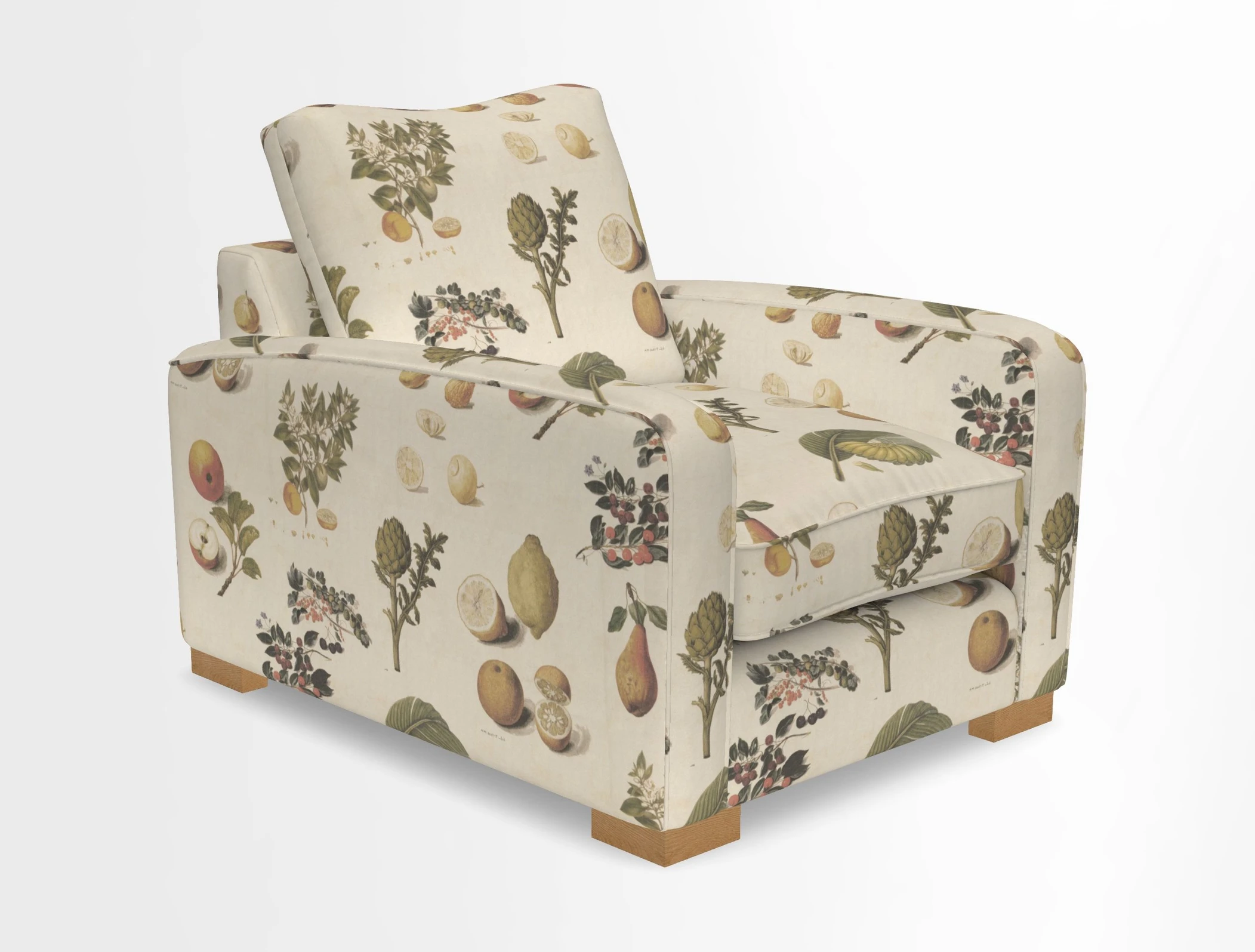Brook Green chair in Two Tone Plain Biscuit