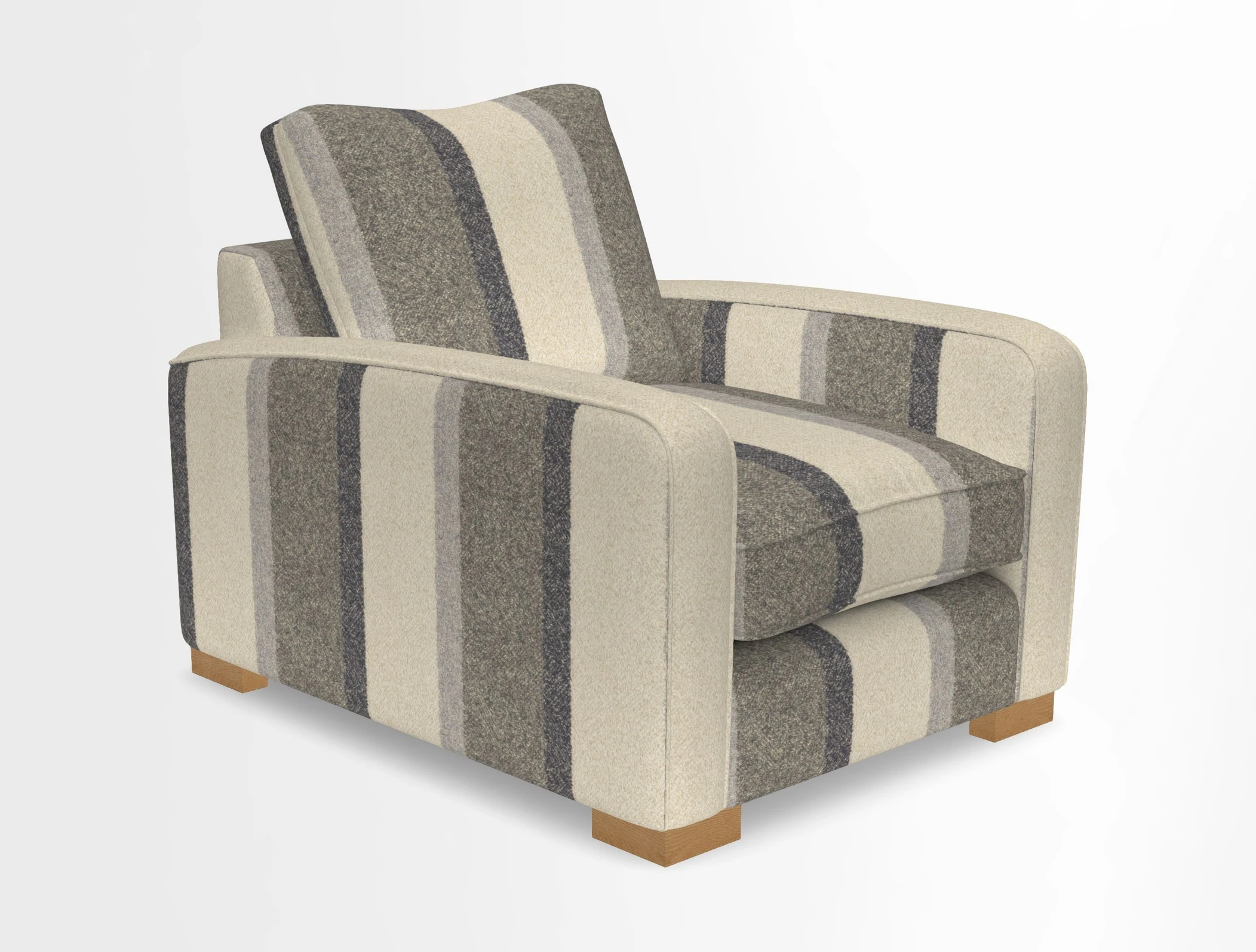 Brook Green chair in Two Tone Plain Biscuit