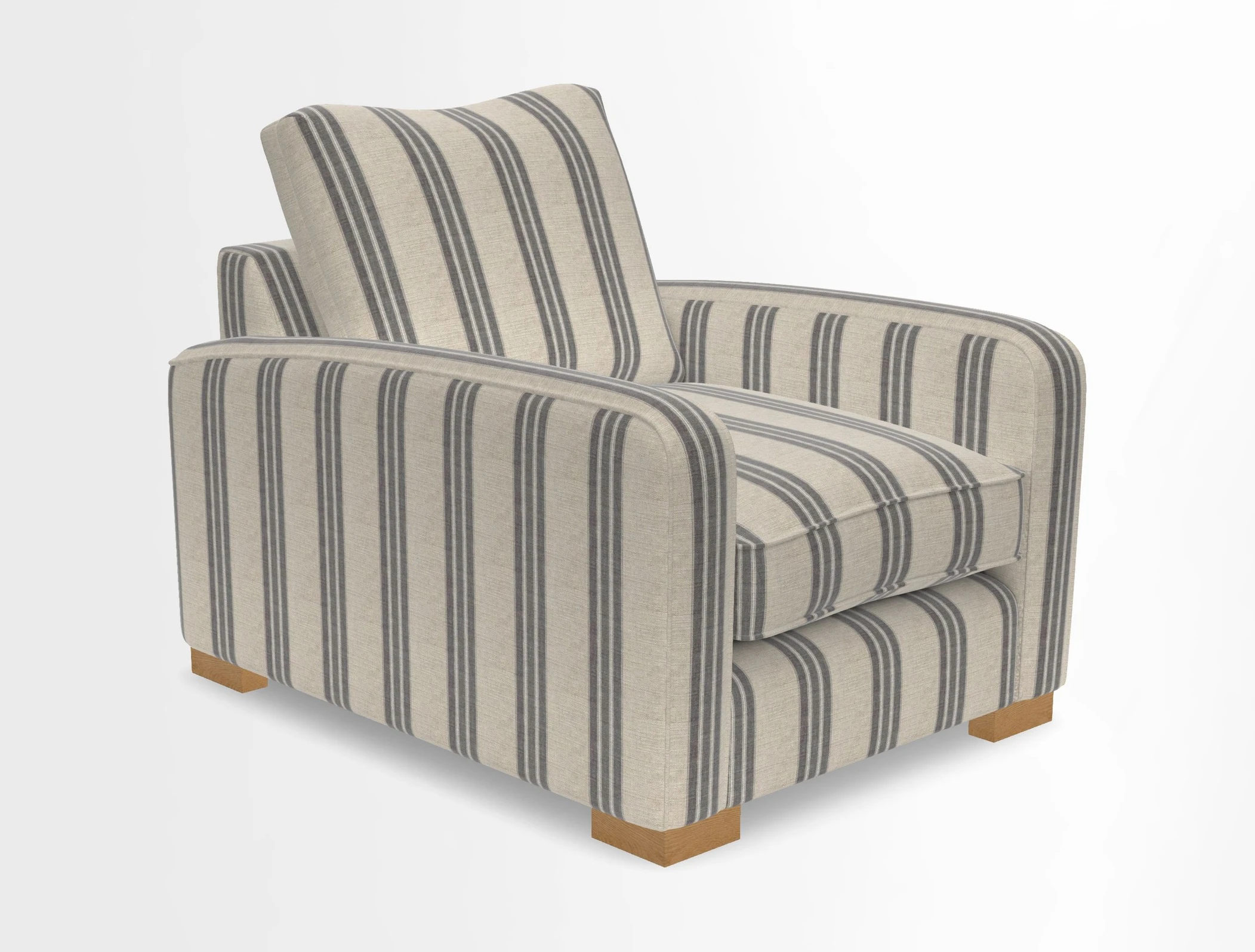 Brook Green chair in Two Tone Plain Biscuit