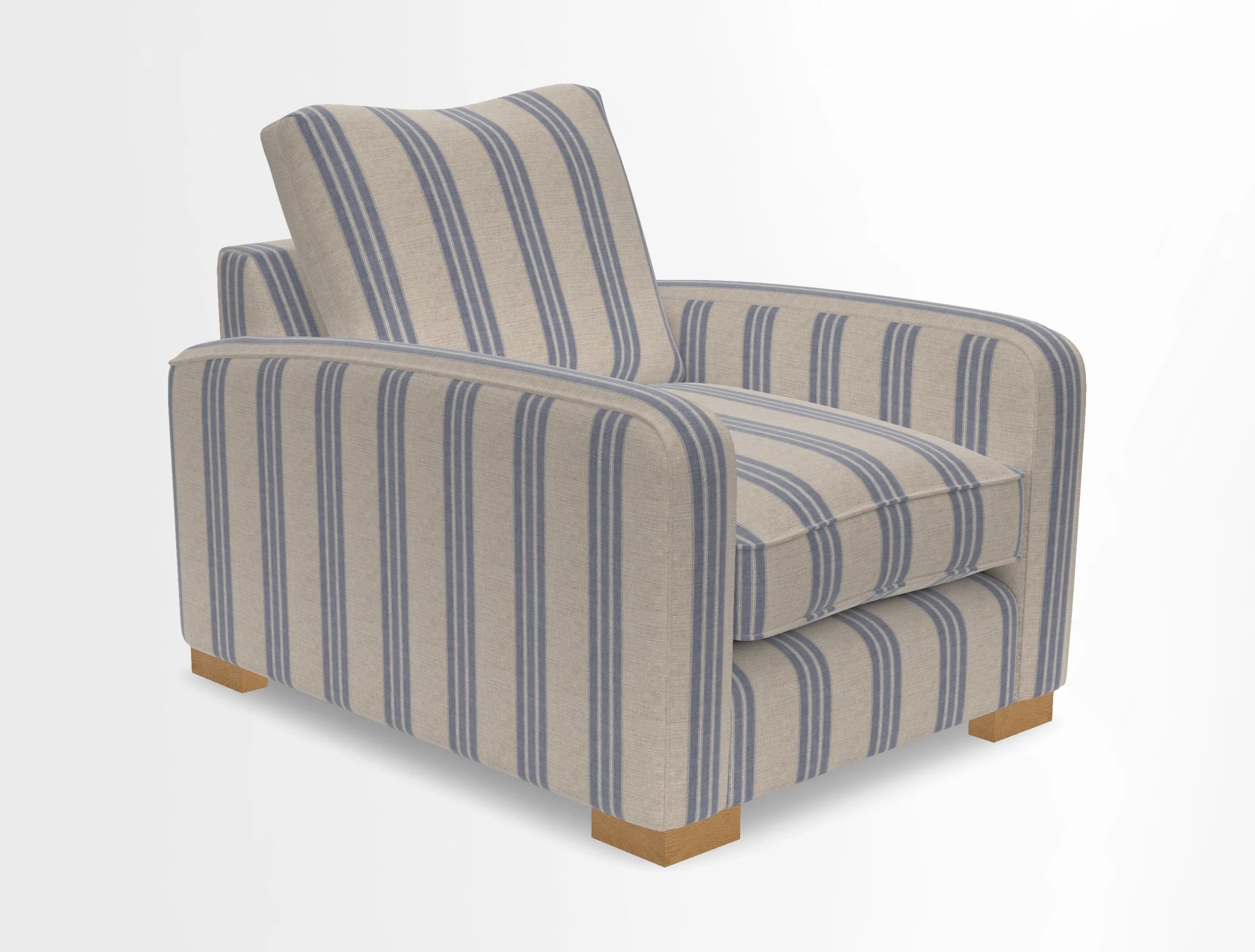 Brook Green chair in Two Tone Plain Biscuit