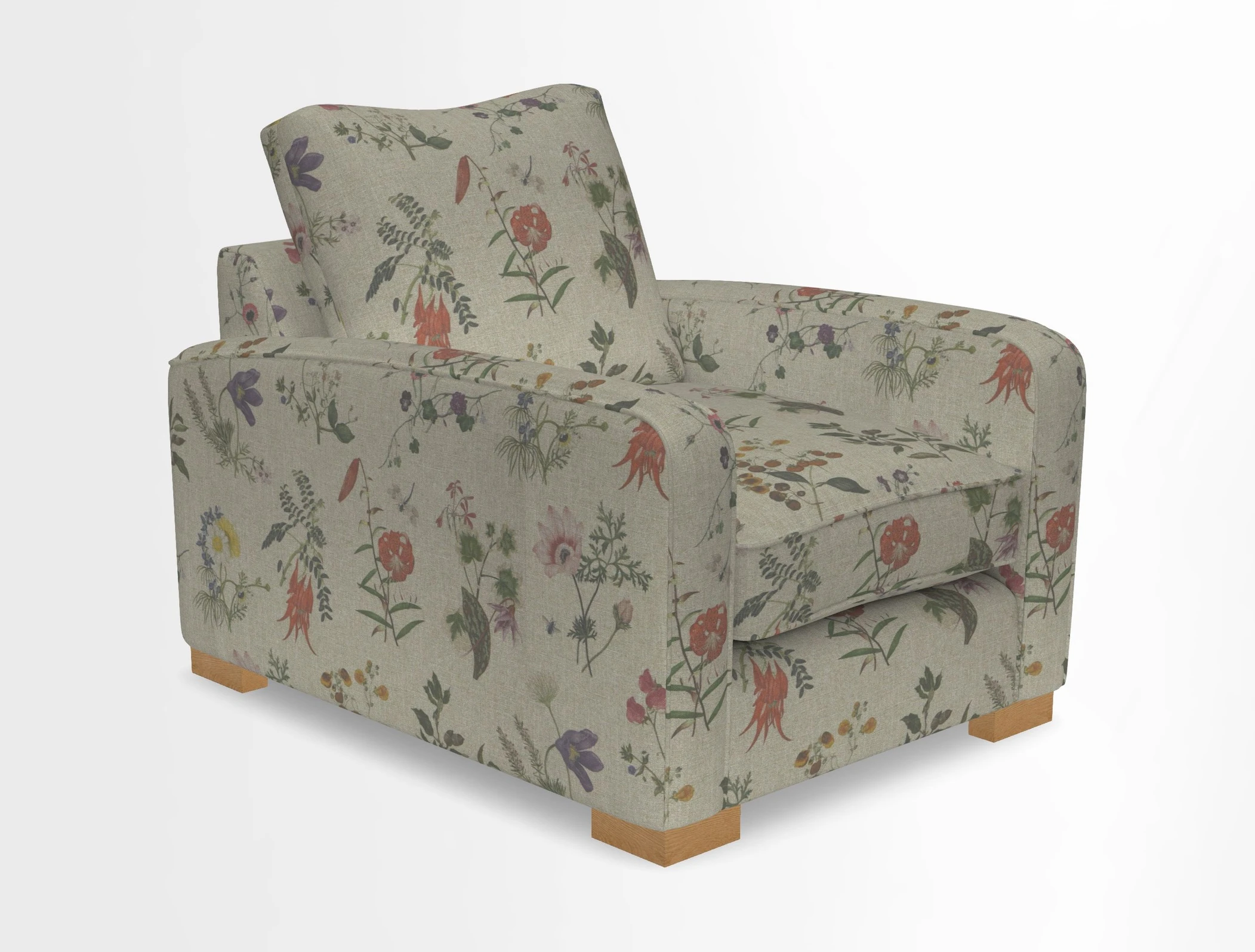 Brook Green chair in Two Tone Plain Biscuit