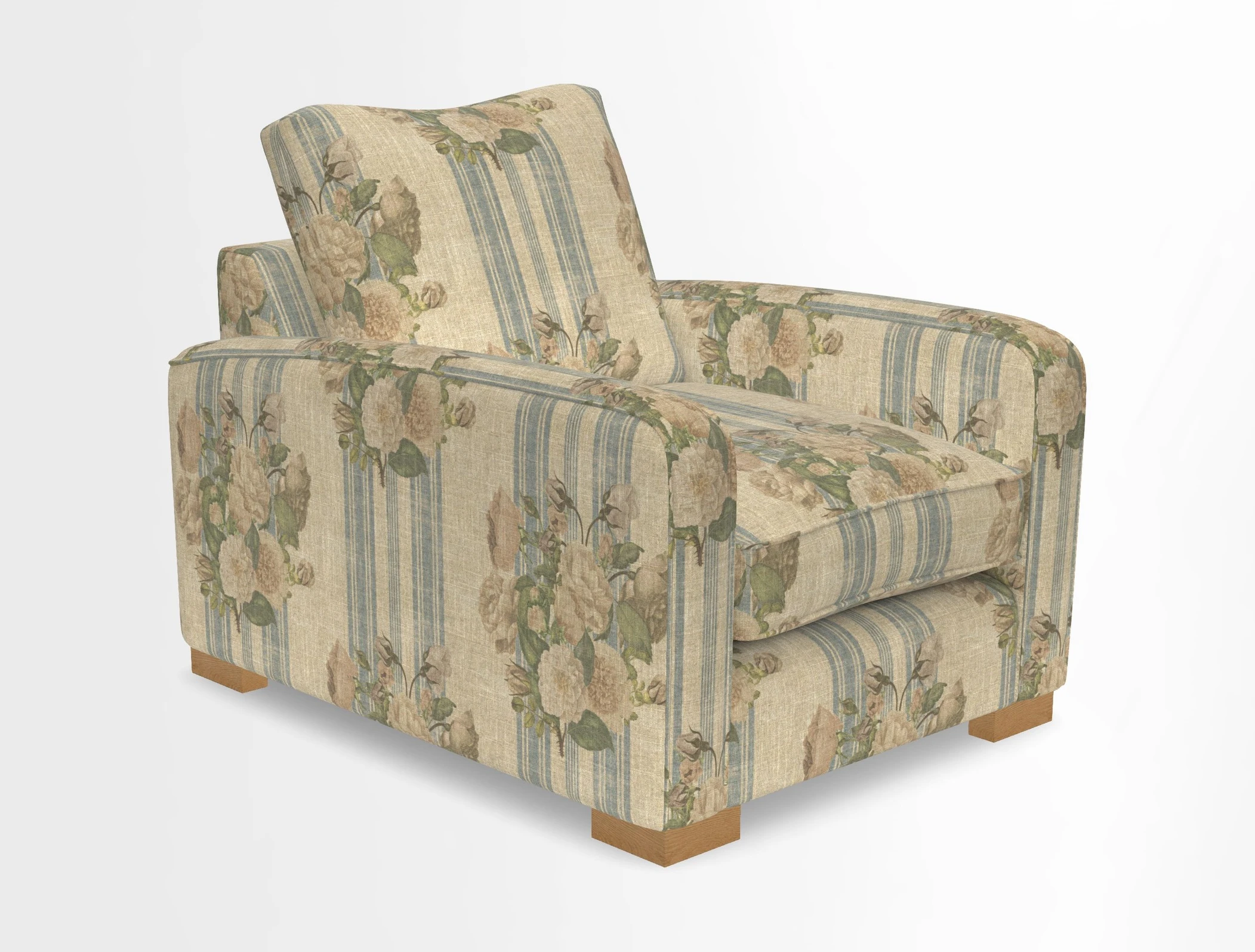 Brook Green chair in Two Tone Plain Biscuit