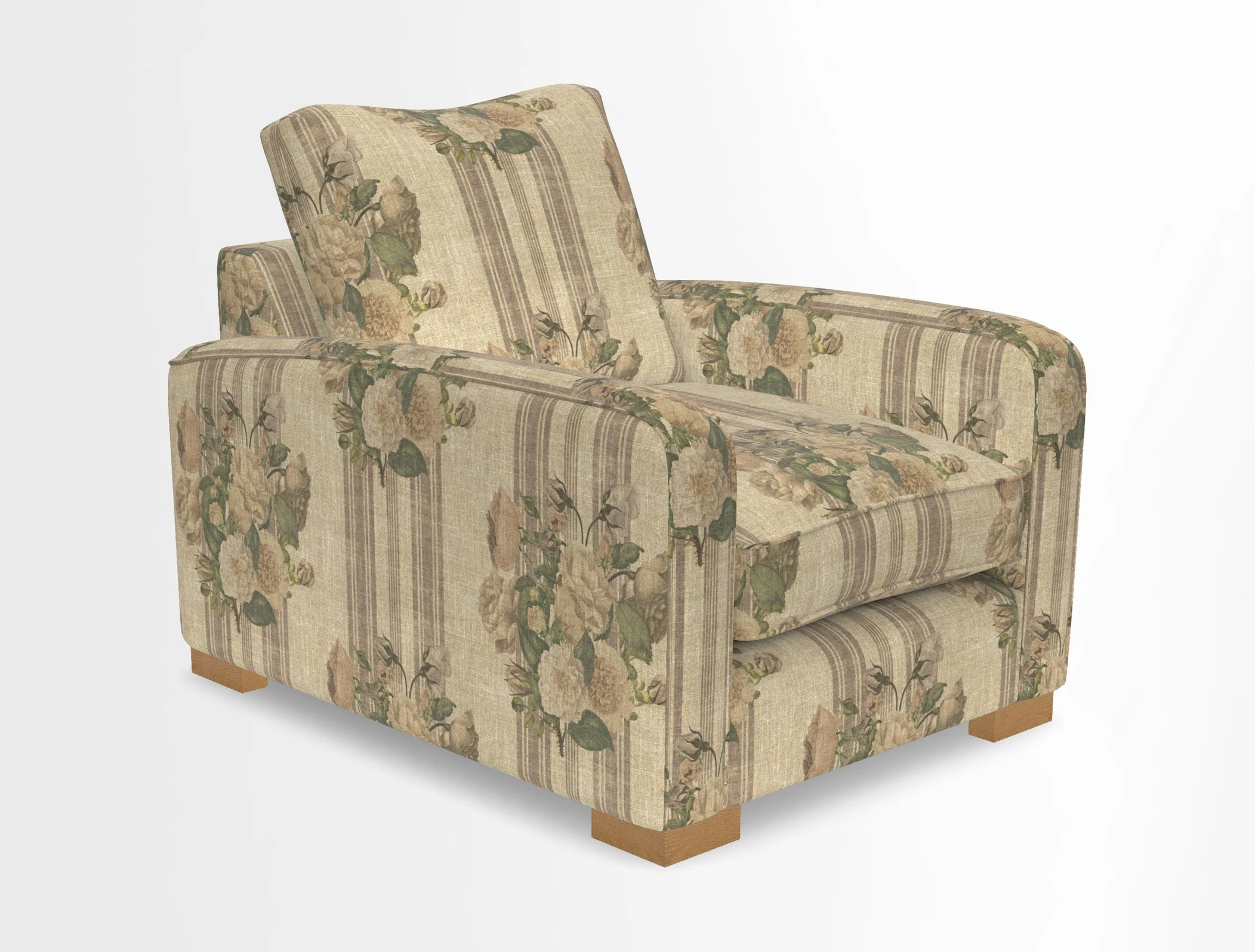 Brook Green chair in Two Tone Plain Biscuit