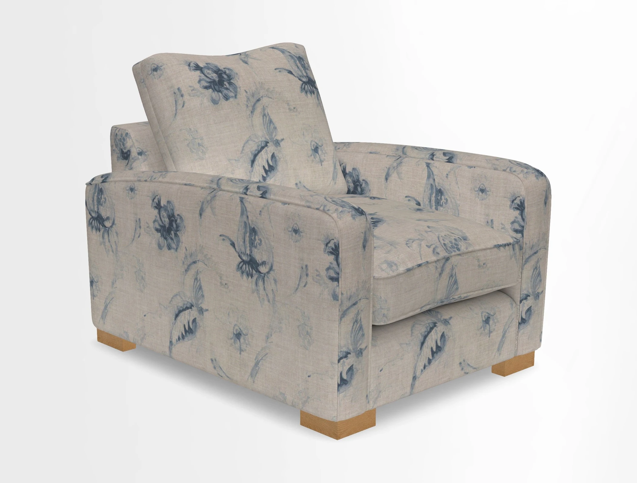 Brook Green chair in Two Tone Plain Biscuit
