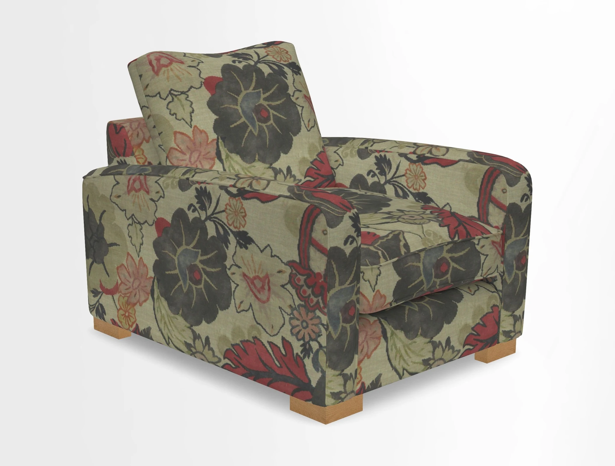 Brook Green chair in Two Tone Plain Biscuit