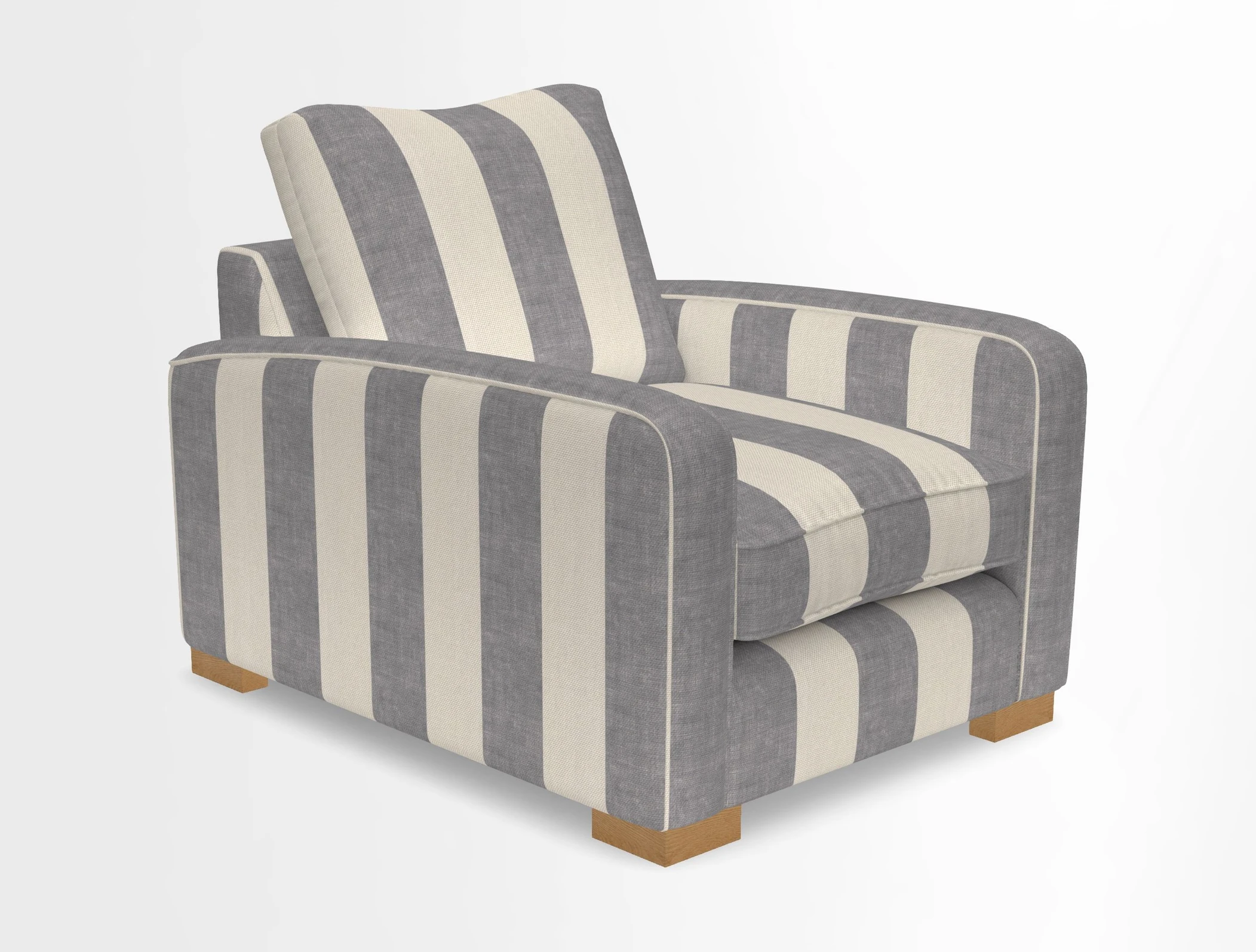 Brook Green chair in Two Tone Plain Biscuit