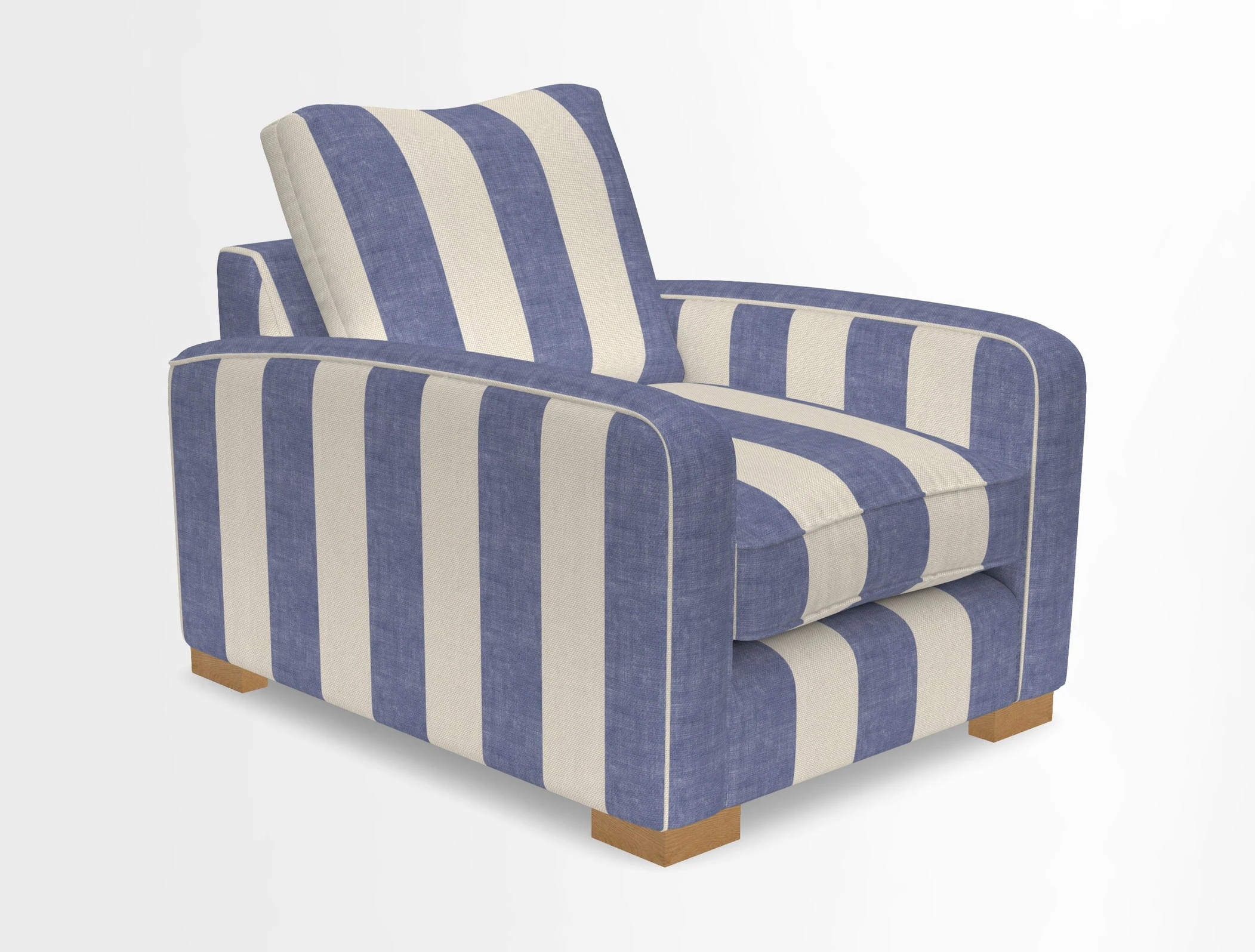 Brook Green chair in Two Tone Plain Biscuit