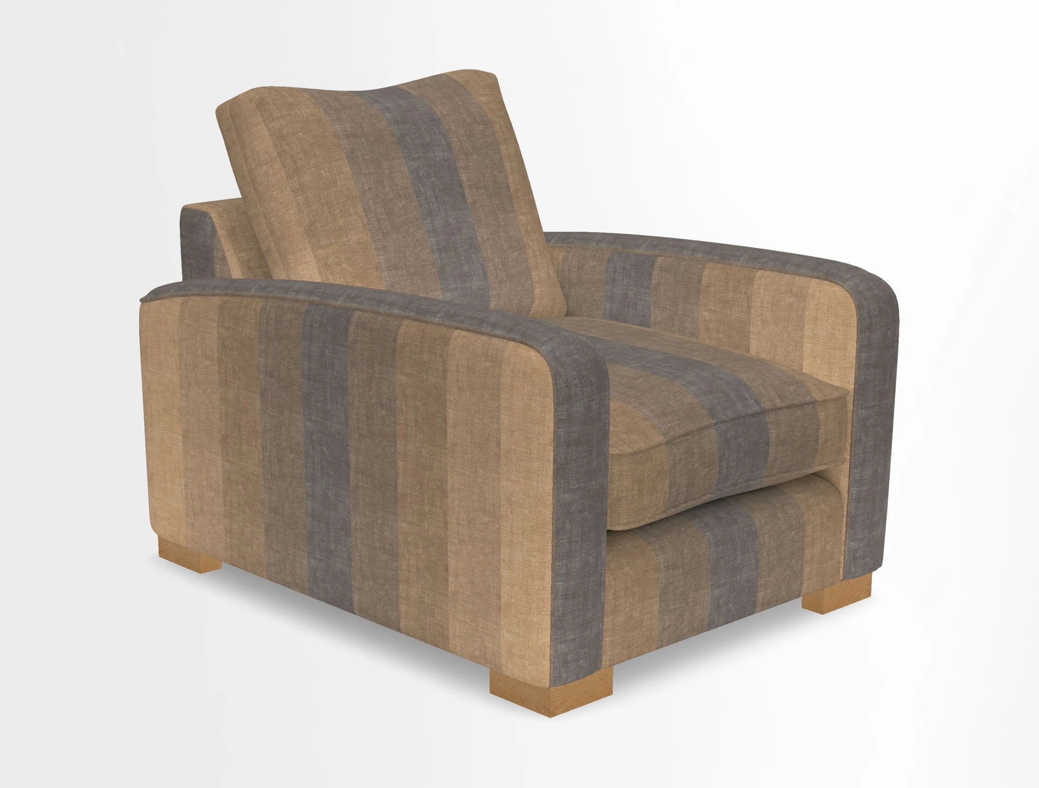 Brook Green chair in Two Tone Plain Biscuit