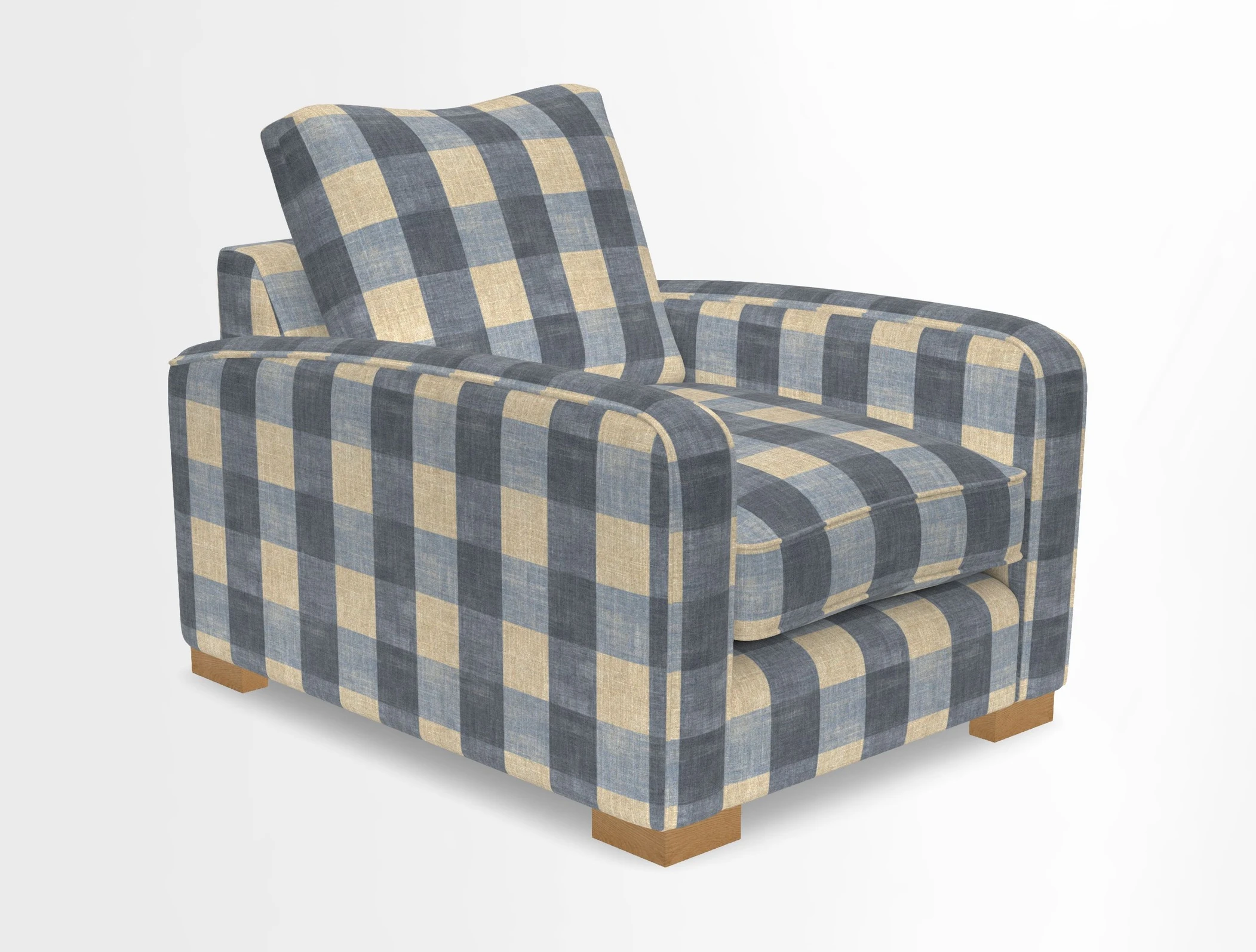 Brook Green chair in Two Tone Plain Biscuit