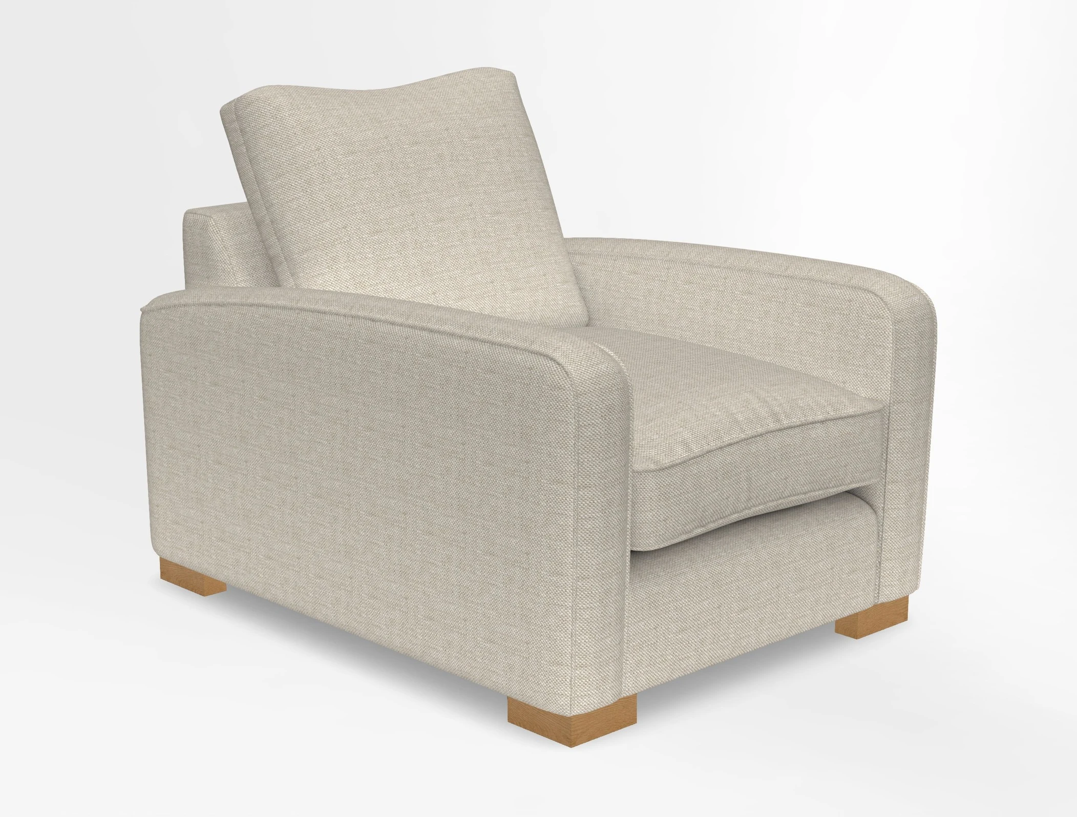 Brook Green chair in Two Tone Plain Biscuit