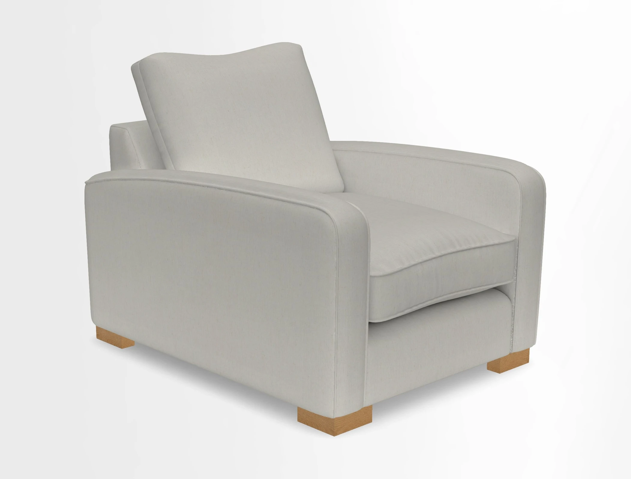 Brook Green chair in Two Tone Plain Biscuit