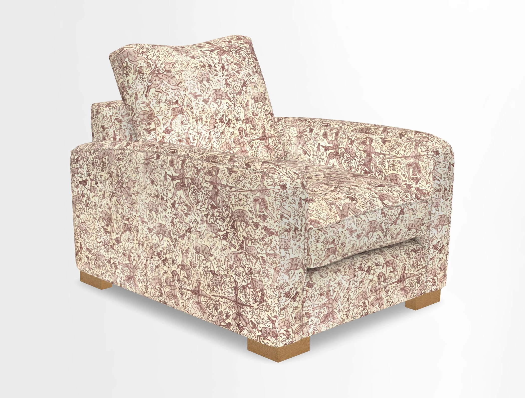 Brook Green chair in Two Tone Plain Biscuit