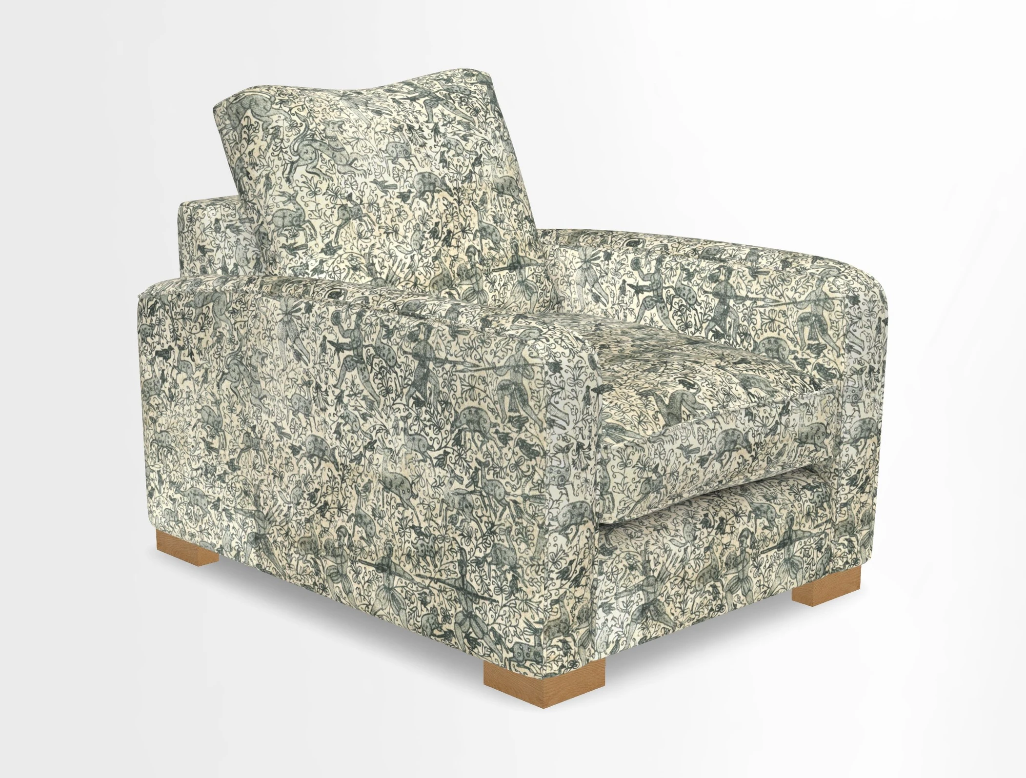 Brook Green chair in Two Tone Plain Biscuit