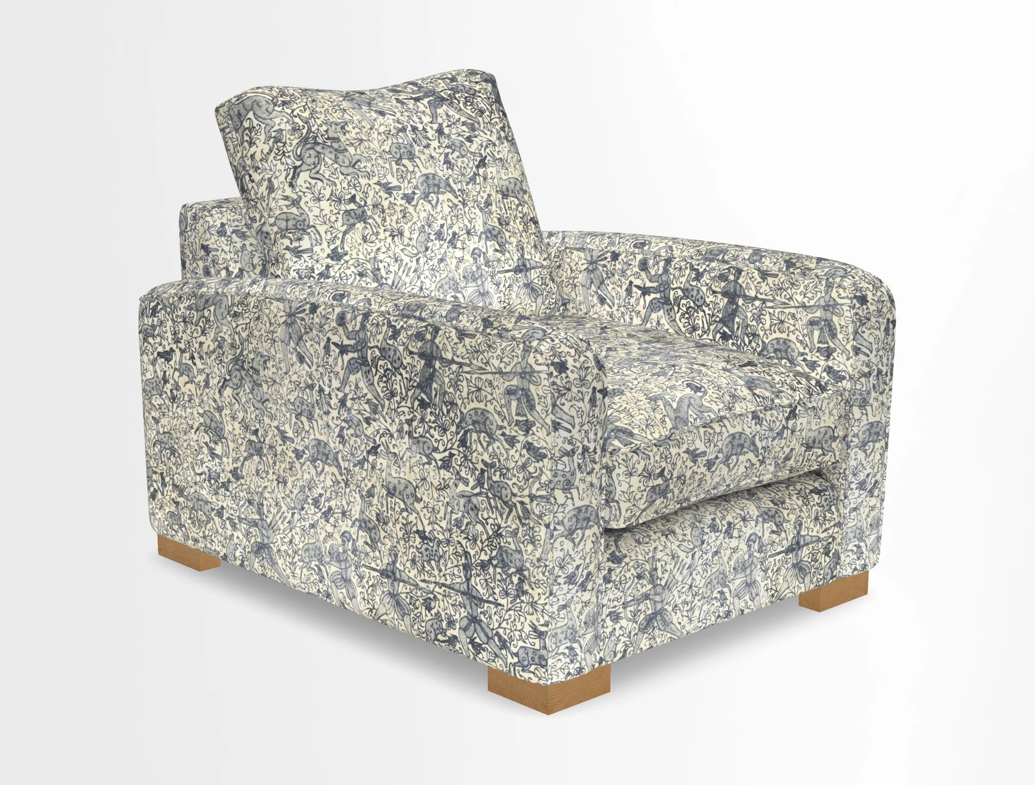 Brook Green chair in Two Tone Plain Biscuit