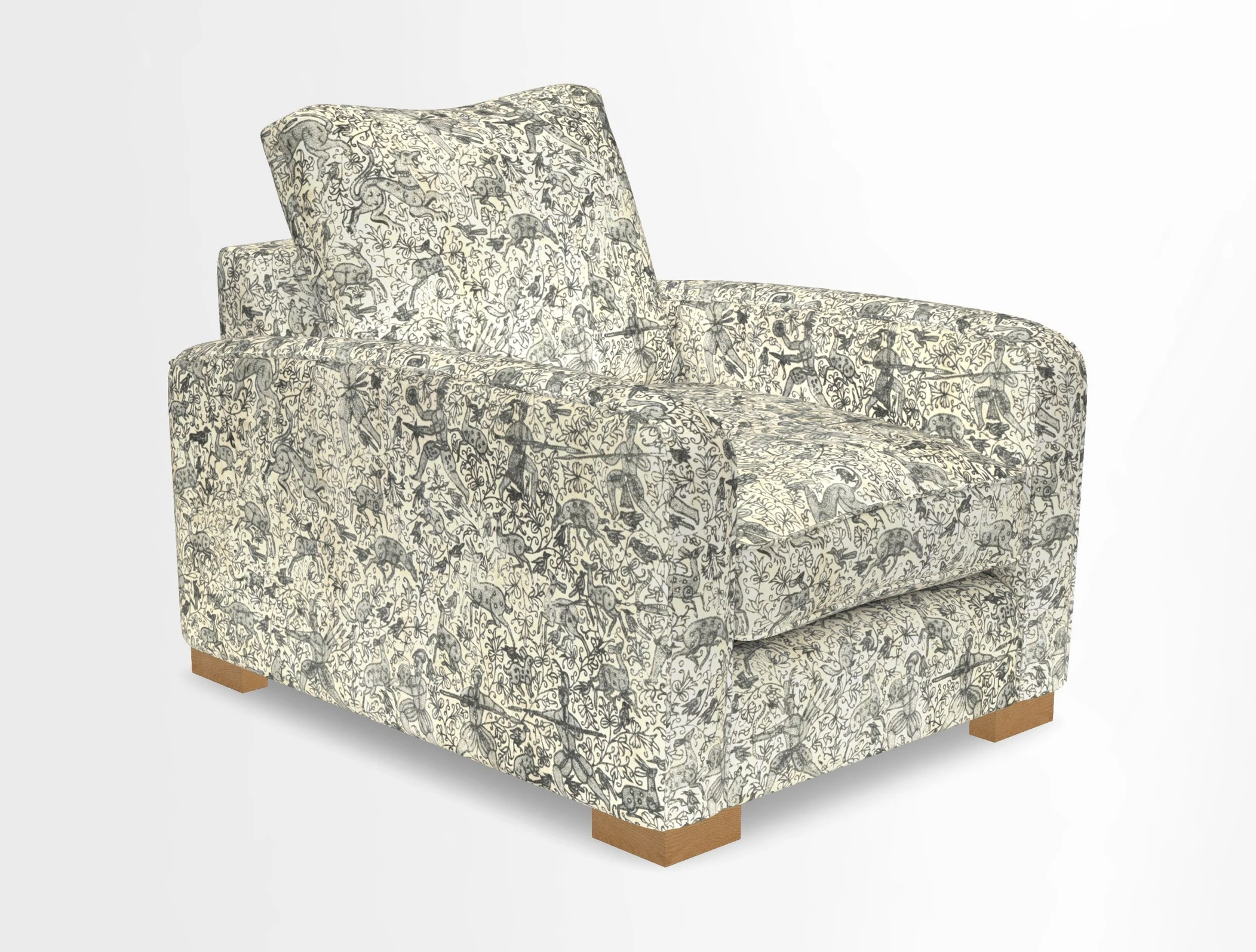Brook Green chair in Two Tone Plain Biscuit