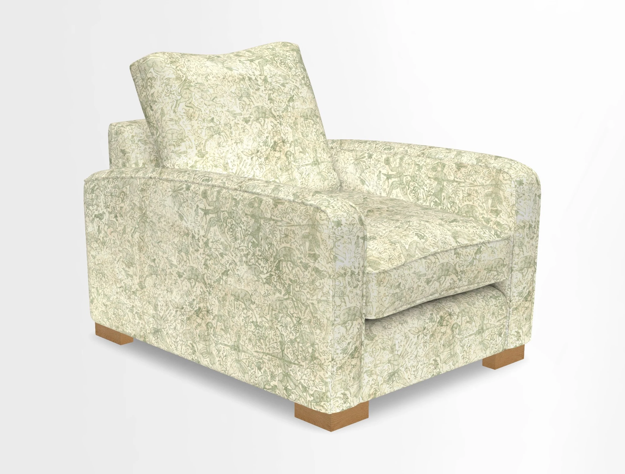 Brook Green chair in Two Tone Plain Biscuit